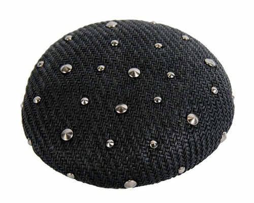 Black pillbox with studs