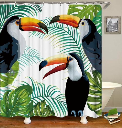 Toucans Painting Shower Curtain