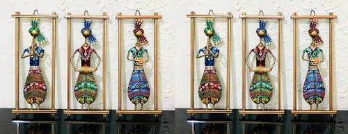 home decor Iron Handmade Decoration Showpiece Figurine pack of 2