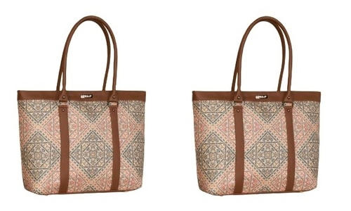 Ladies Stylish Shoulder Hand Bag with Zipper Closure  (Size-37x28x7cm)