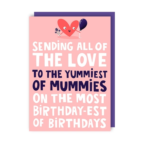 All of the Love Birthday Card (Pack of 6)