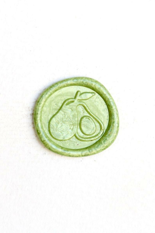 Avocado Wax Seal Stamp /Avocado Wax seal Stamp kit