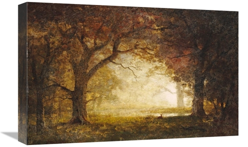 Global Gallery GCS-267728-22-142 22 in. Forest Sunrise Art Print - Alb