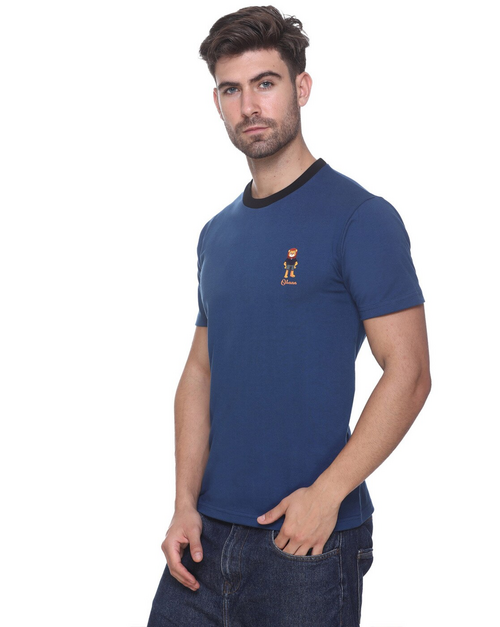 Slim Fit Crew-Neck T-shirt BLUE
