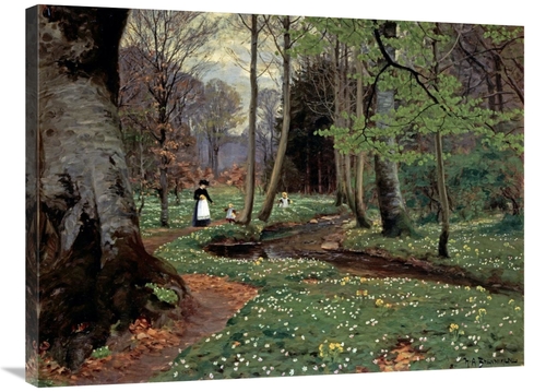 Global Gallery GCS-267778-36-142 36 in. The Woodland Path Art Print - 