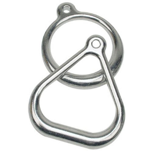 Jensen A170 Commercial 6 in. Round Polished Aluminum Ring