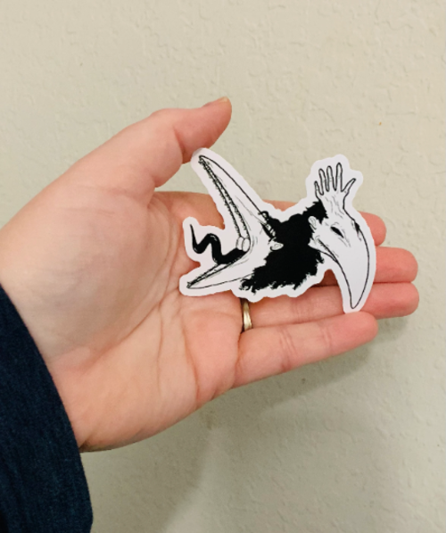 Scary Faces-Beetlejuice Sticker/Magnet