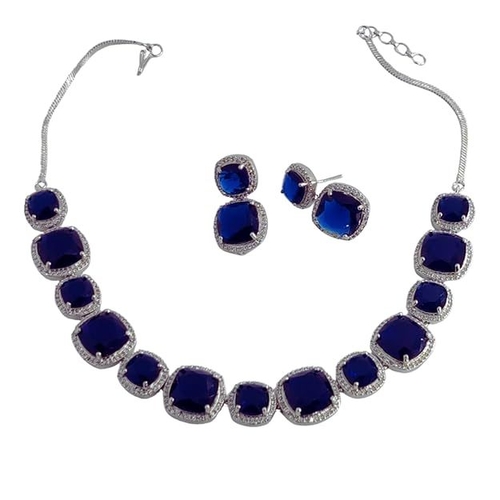 Shimmering Stones curcle Necklace Artificial Jewellery