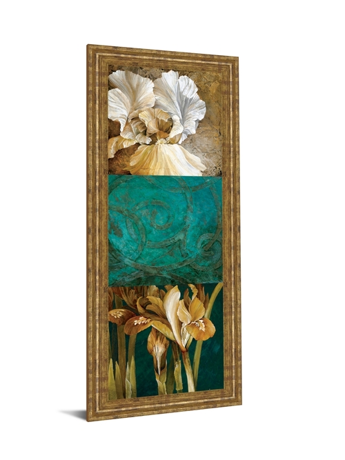 Classy Art 1294 18 x 42 in. From My Garden II by Linda Thompson Framed