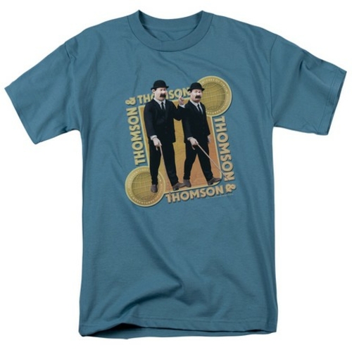 Trevco Tintin-Thompson & Thompson Short Sleeve Adult 18-1 Tee, Sla