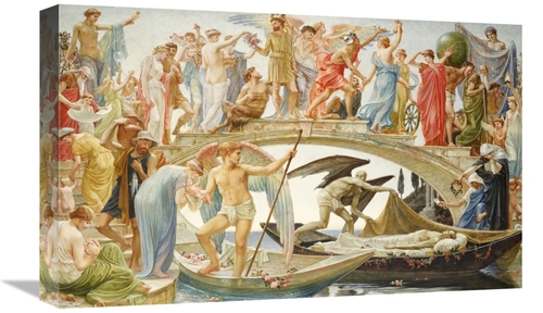 Global Gallery GCS-266121-22-142 22 in. The Bridge of Life Art Print -