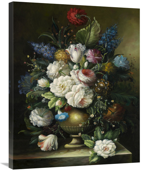 Global Gallery GCS-132537-2835-142 28 x 35 in. Ornamental Bouquet Art 