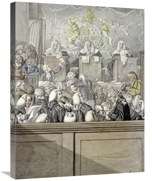 Global Gallery GCS-267939-30-142 30 in. The Lawyers All Alive in Westm