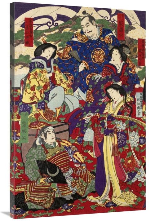 Global Gallery GCS-281177-40-142 40 in. Tokugawa Leyasu & Tokugawa Hid