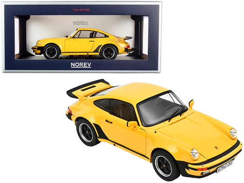 1976 Porsche 911 Turbo 3.0 Yellow 1/18 Diecast Model Car by Norev
