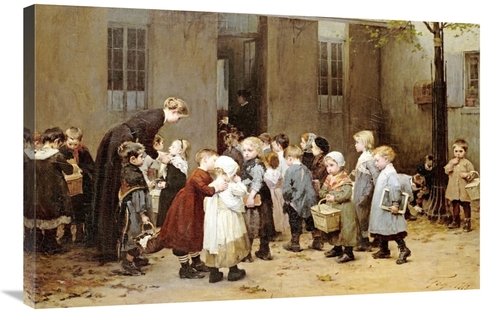 Global Gallery GCS-268008-36-142 36 in. Back to School Art Print - Hen