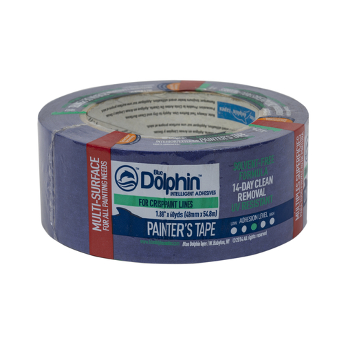 Blue Dolphin 1895424 1.88 in. x 60 Yards Blue Medium Strength Painters