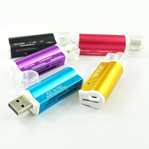 Aluminum Alloy All in One Memory Card Reader for