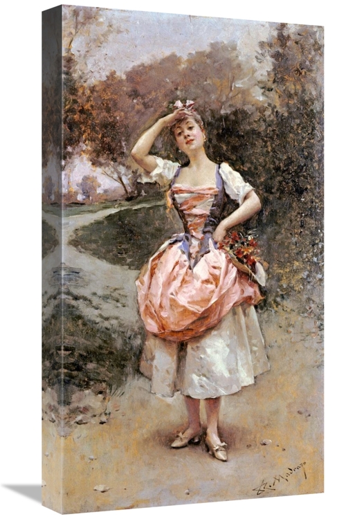 Global Gallery GCS-268439-22-142 22 in. A Country Maid Art Print - Rai