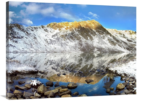 Global Gallery GCS-396387-3040-142 30 x 40 in. Geissler Mountain Refle