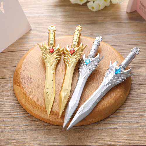 2 Pcs Creative Dragon knife Gel pens Heavenly