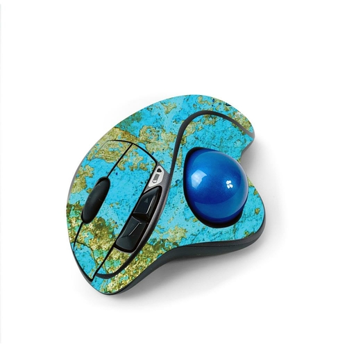 MightySkins LOGM570-Teal Marble Skin for Logitech M570 Wireless Trackb
