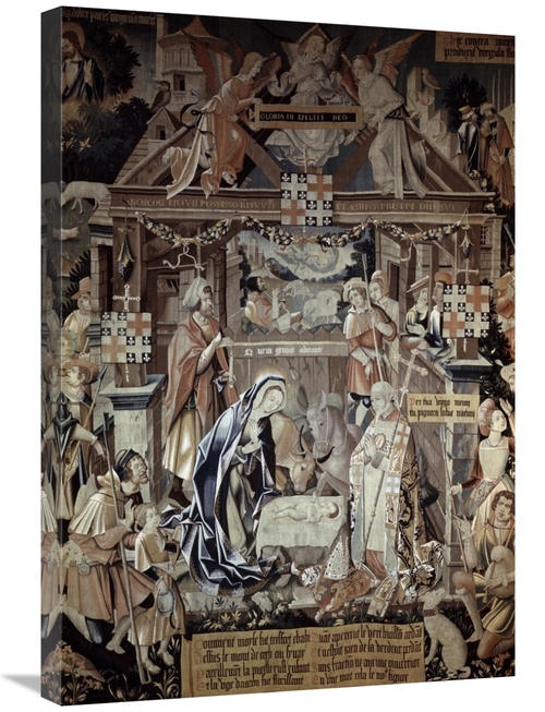 Global Gallery GCS-280630-30-142 30 in. Adoration of the Shepherds Art