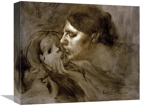 Global Gallery GCS-281836-16-142 16 in. The Motherly Kiss Art Print - 