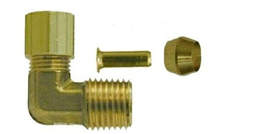 Airbagit FIT-COMPRESSION-ELBOW-26 Elbow Compression 0. 37 in. Tube To 