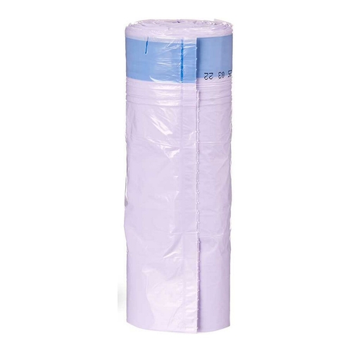 Rubbish Bags Floral Self-closing Lilac Polyethylene Multicolour 10 L