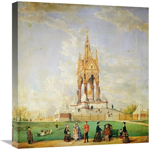 Global Gallery GCS-266576-22-142 22 in. The Albert Memorial, Londo