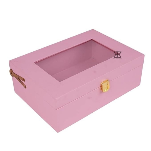 Acrylic Classic Decorative Gift Trunk Box With Transparent Acrelic