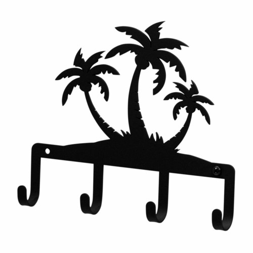 Wrought Iron Palm Trees Key Holder Key Hooks