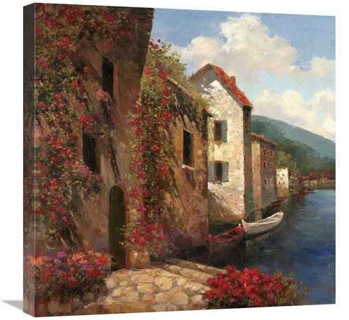 Global Gallery GCS-130717-2424-142 24 x 24 in. By the Dock Art Print -