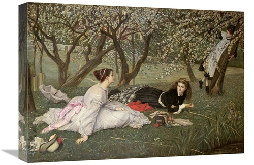 Global Gallery GCS-268593-22-142 22 in. Spring Le Printemps, 1865 