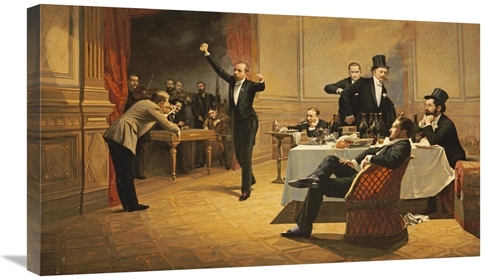 Global Gallery GCS-268355-30-142 30 in. The Dinner Party Art Print - F