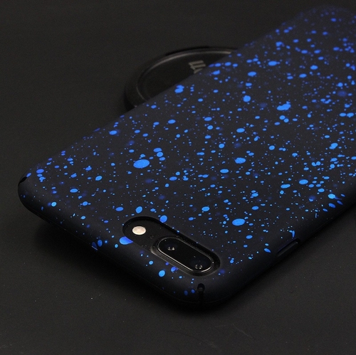 Navy Starry Night iPhone Cases