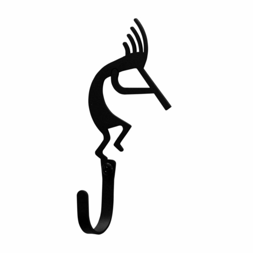 Wrought Iron Kokopelli Wall Hook Decorative Xsmall