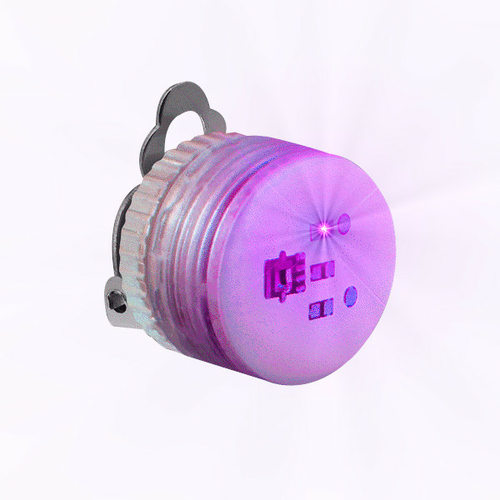 Blinkee 1875000 Purple Clip Flashing Body Light Lapel Pins