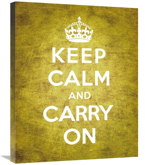 Global Gallery GCS-371962-2228-142 22 x 28 in. Keep Calm & Carry on - 