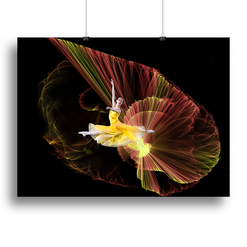 Dancer With Light Canvas Print or Poster