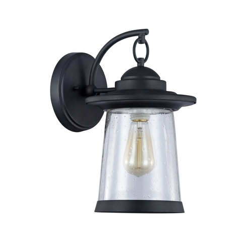 Chloe CH22057BK13-OD1 13 in. Lighting Linon Transitional 1 Light Black