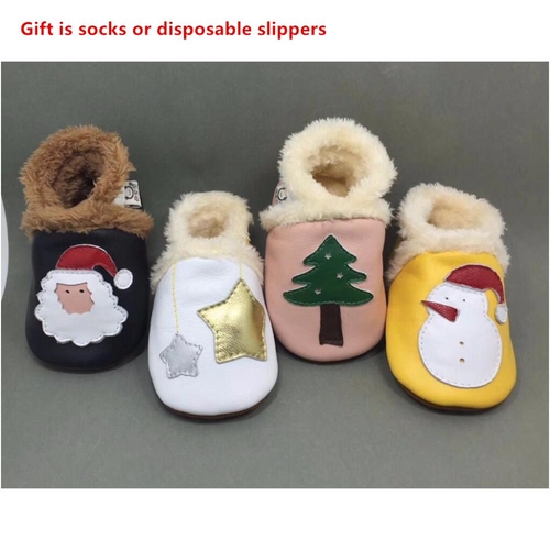 Christmas gift for baby winter warm with fur