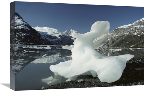 Global Gallery GCS-395765-1624-142 16 x 24 in. Melting Iceberg on Shor