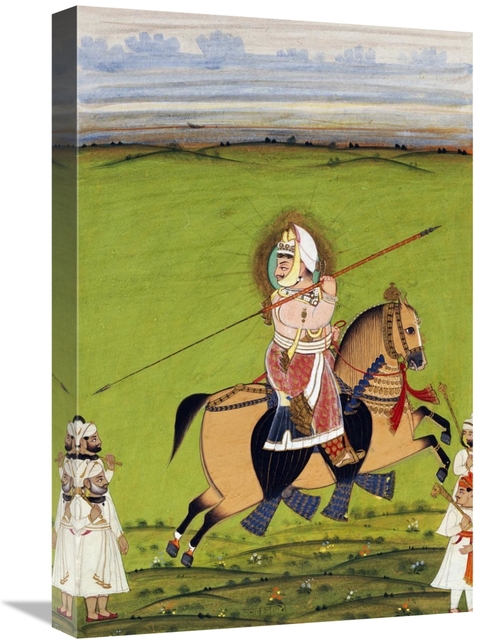 Global Gallery GCS-266865-22-142 22 in. Equestrian Portrait of Maharan