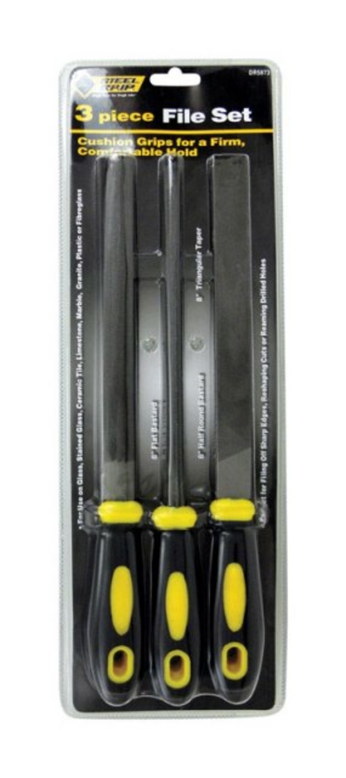 Steel Grip DR5873 File Chisel Set  3 Piece