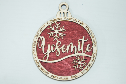 Yosemite National Park Christmas Ornament