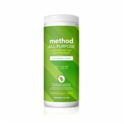 Method Products PBC 258349 Method Lime & Sea Salt Wipes, 30 Count