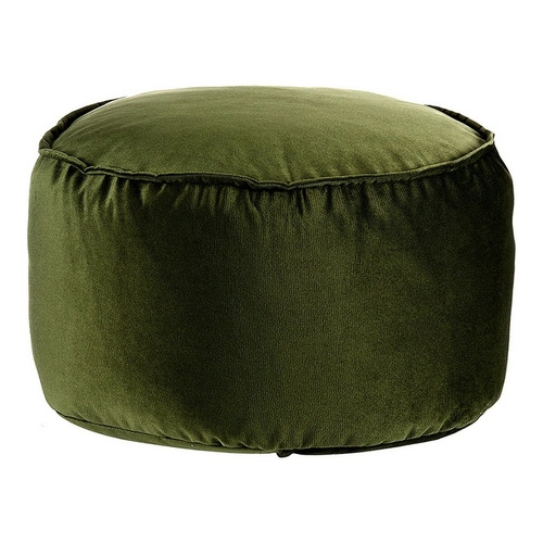 Pouffe Polyester Green polystyrene (60 x 35 x 60 cm)