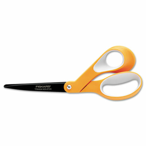 Fiskars 01-005390 Premier Non-Stick Titanium Softgrip Scissors  8 in. 